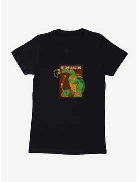 Teenage Mutant Ninja Turtles Michelangelo Action Pose Square Womens T-Shirt, , hi-res