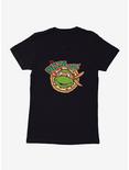 Teenage Mutant Ninja Turtles Michelangelo Pizza Time Womens T-Shirt, BLACK, hi-res