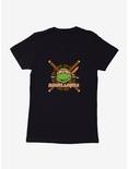 Teenage Mutant Ninja Turtles Michelangelo Smile Womens T-Shirt, BLACK, hi-res