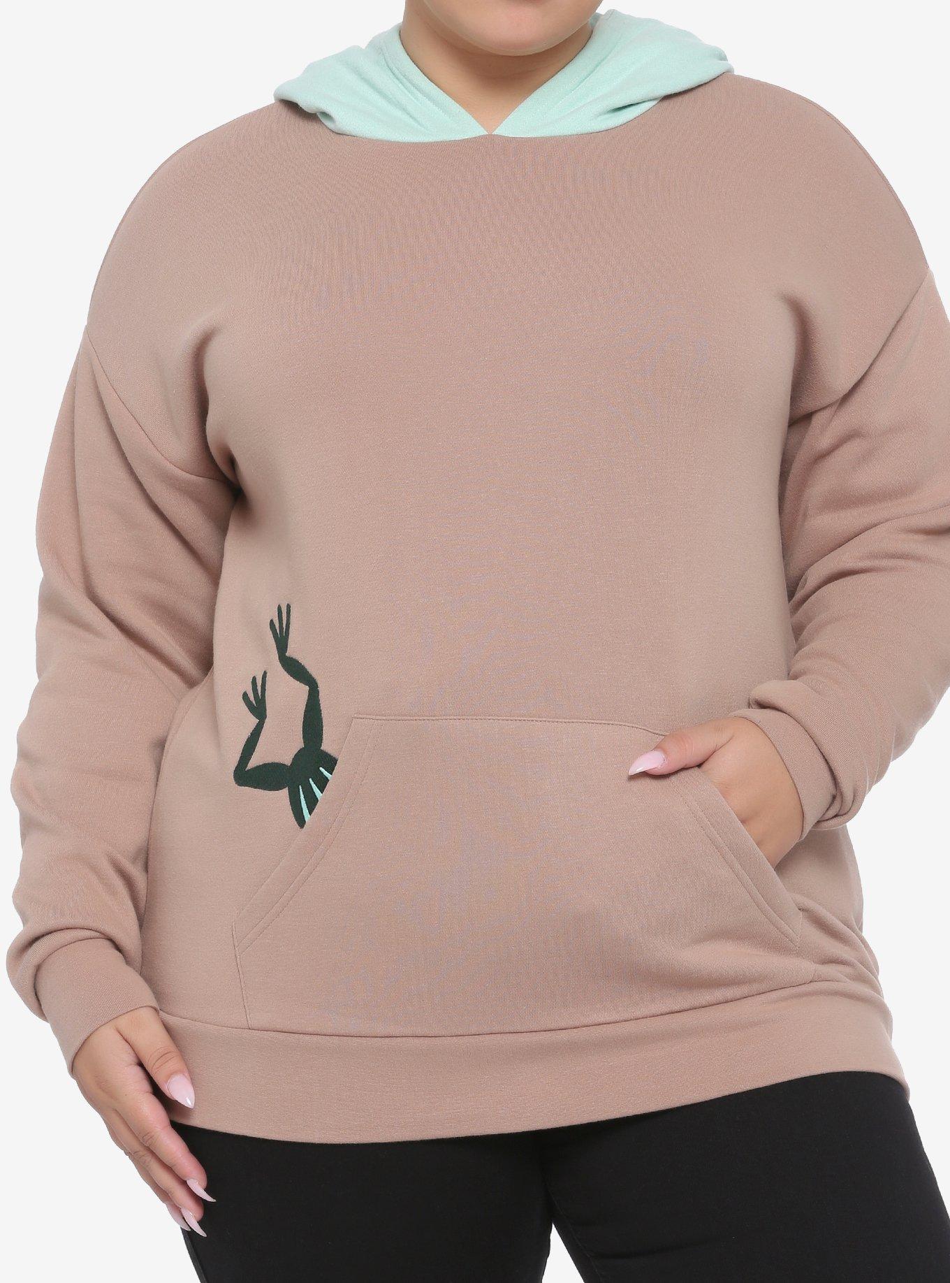 Her Universe Star Wars The Mandalorian The Child Girls Hoodie Plus Size, GREEN, hi-res