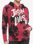 Friday The 13th Jason Lives Tie-Dye Girls Hoodie, WHITE, hi-res