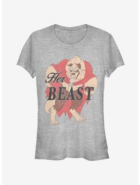 Disney Beauty And The Beast Her Beast Girls T-Shirt, ATH HTR, hi-res