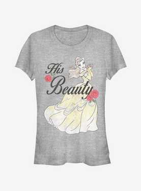 Disney Beauty And The Beast His Beauty Girls T-Shirt, ATH HTR, hi-res