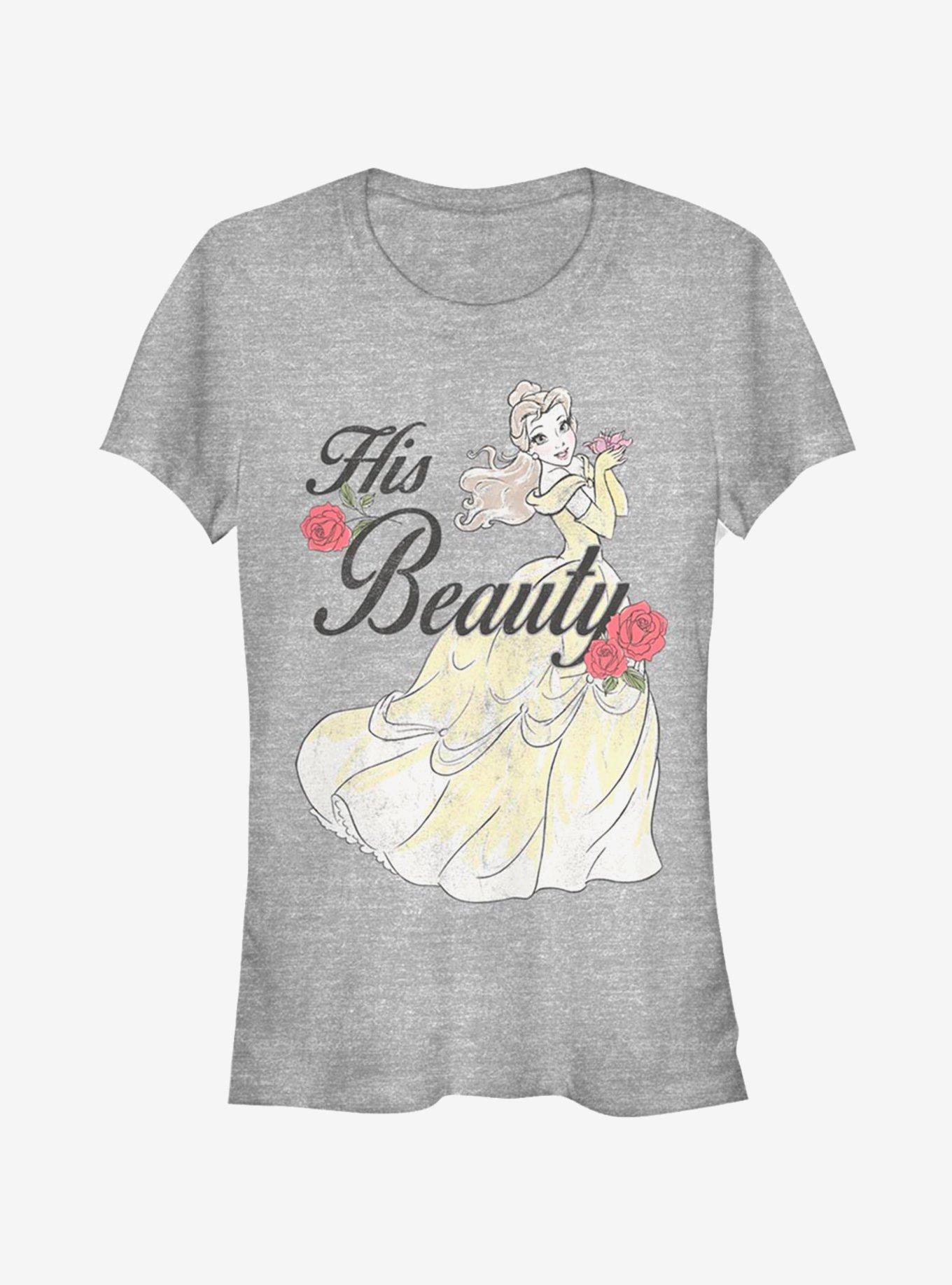 Disney Beauty And The Beast His Beauty Girls T-Shirt, ATH HTR, hi-res