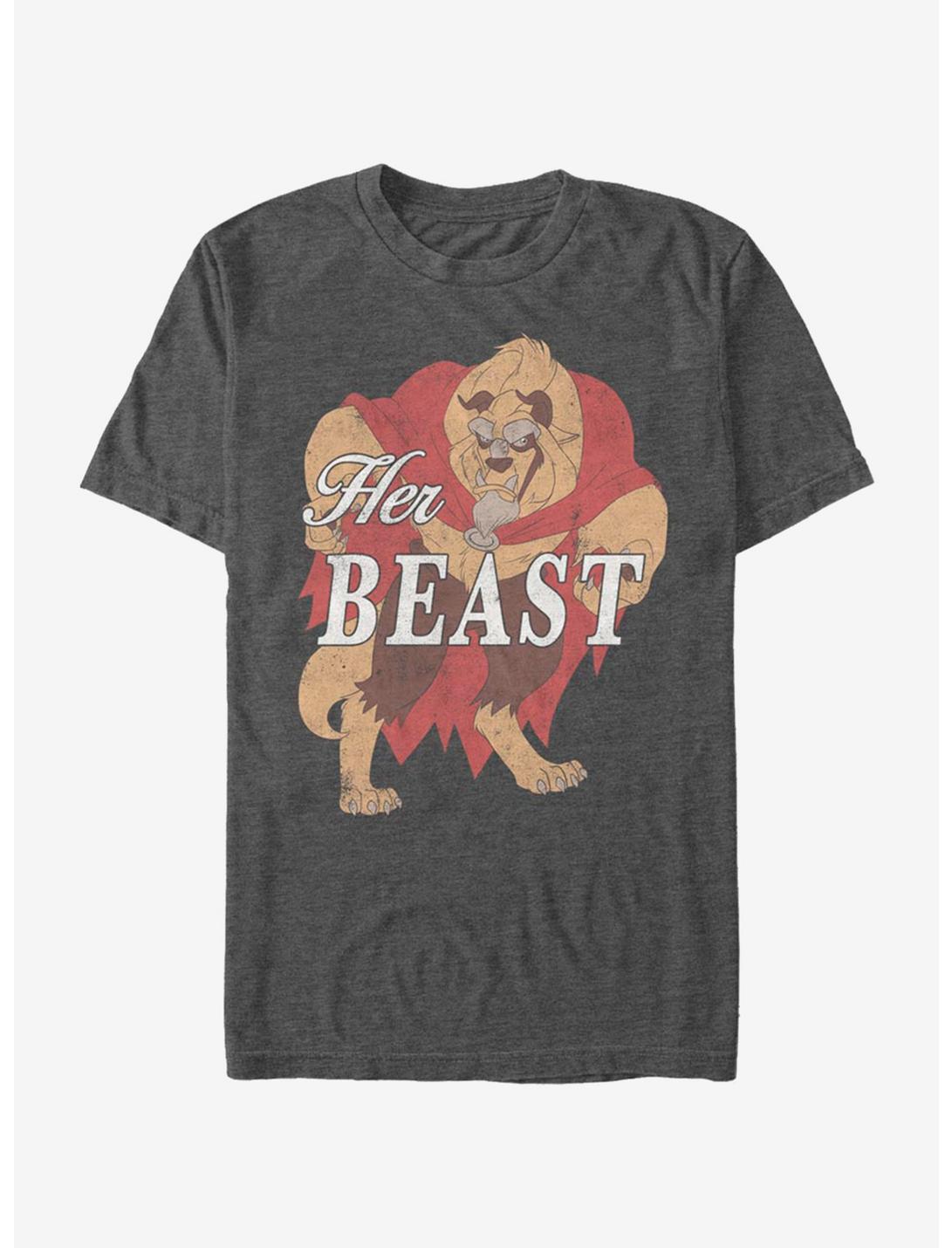 Disney Beauty And The Beast Her Beast T-Shirt, CHAR HTR, hi-res
