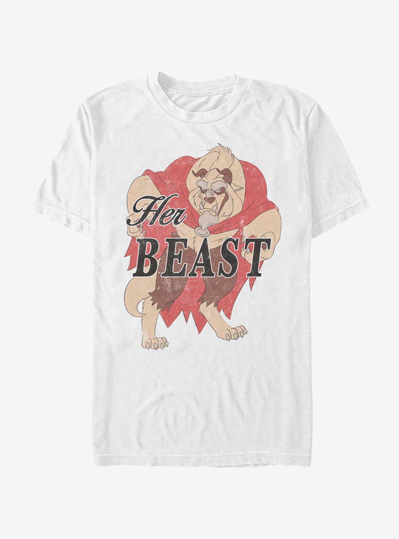 Disney Beauty And The Beast Her Beast T-Shirt, WHITE, hi-res