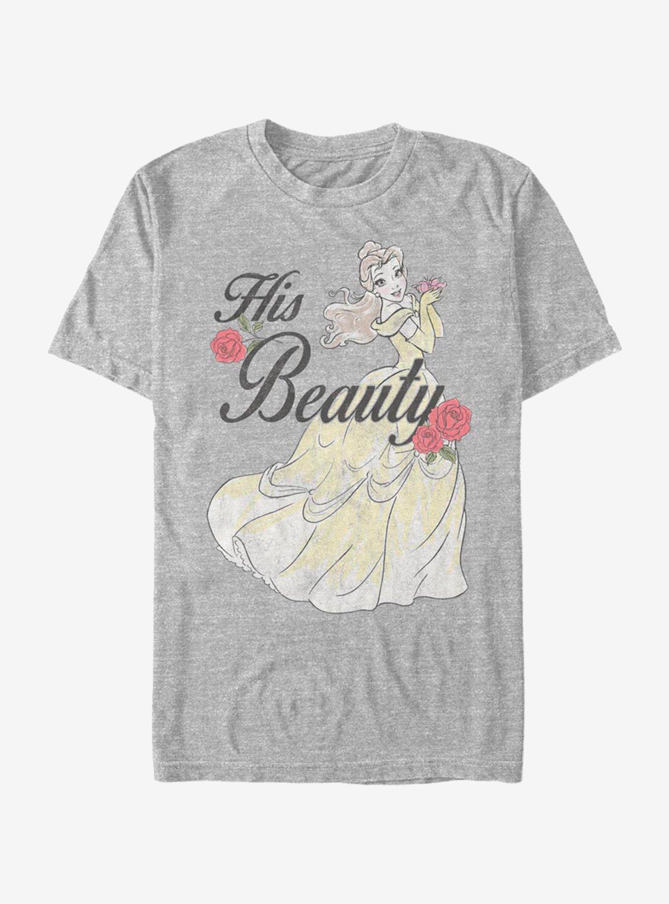 Disney Beauty And The Beast His Beauty T-Shirt, ATH HTR, hi-res