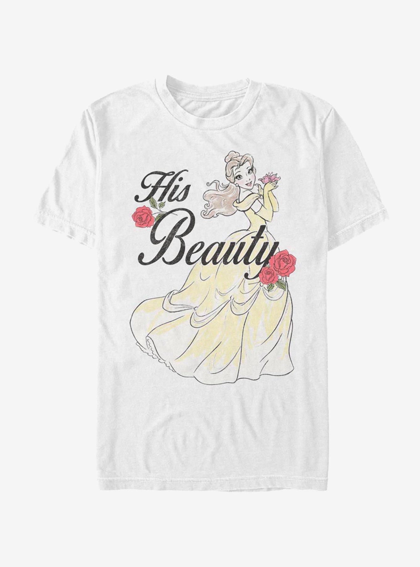 Disney Beauty And The Beast His Beauty T-Shirt, WHITE, hi-res