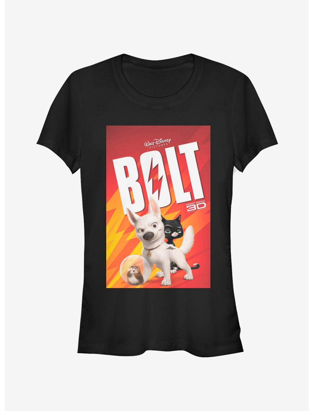 Disney Bolt Poster Girls T-Shirt, BLACK, hi-res