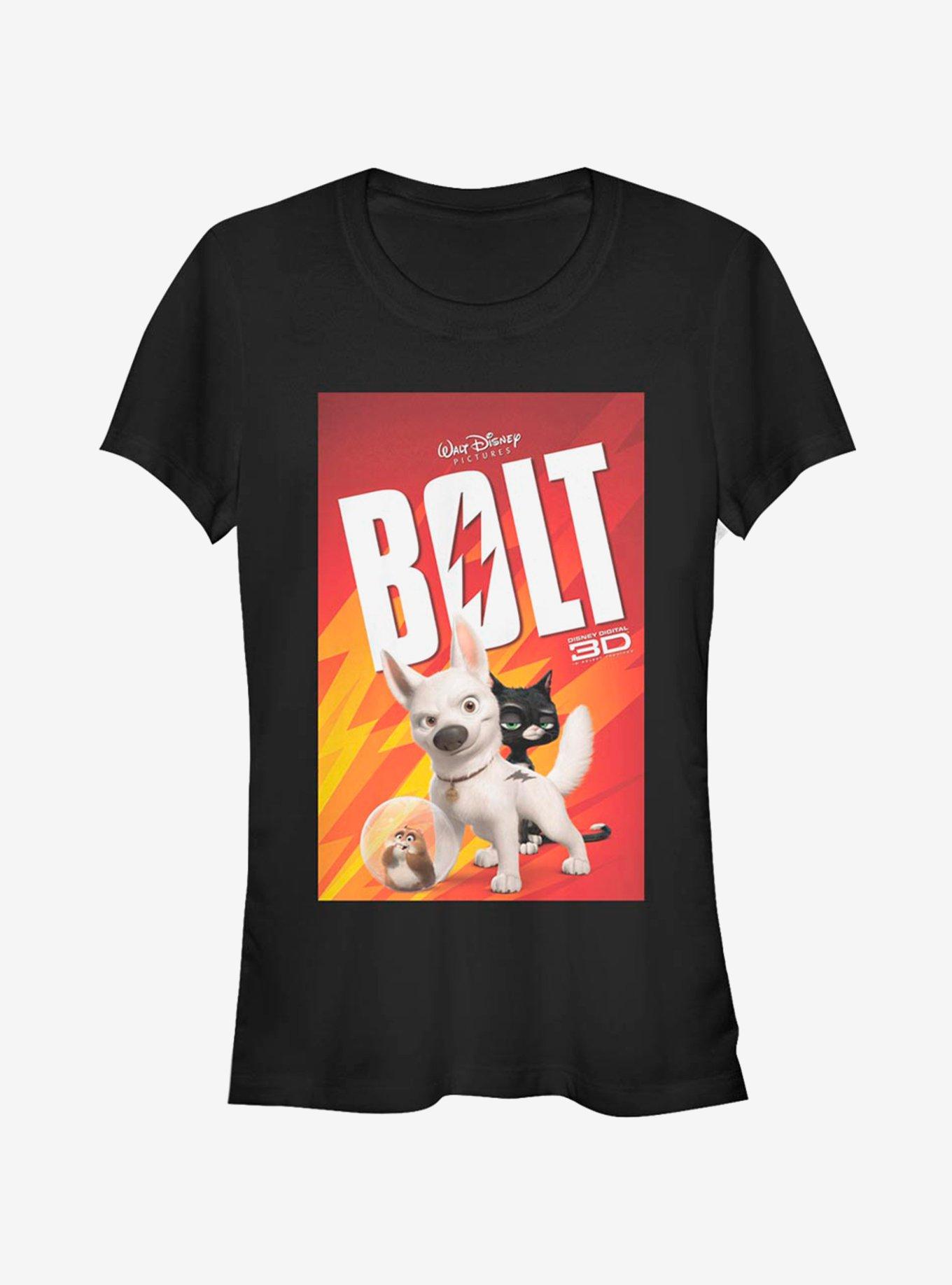 Disney Bolt Poster Girls T-Shirt, BLACK, hi-res