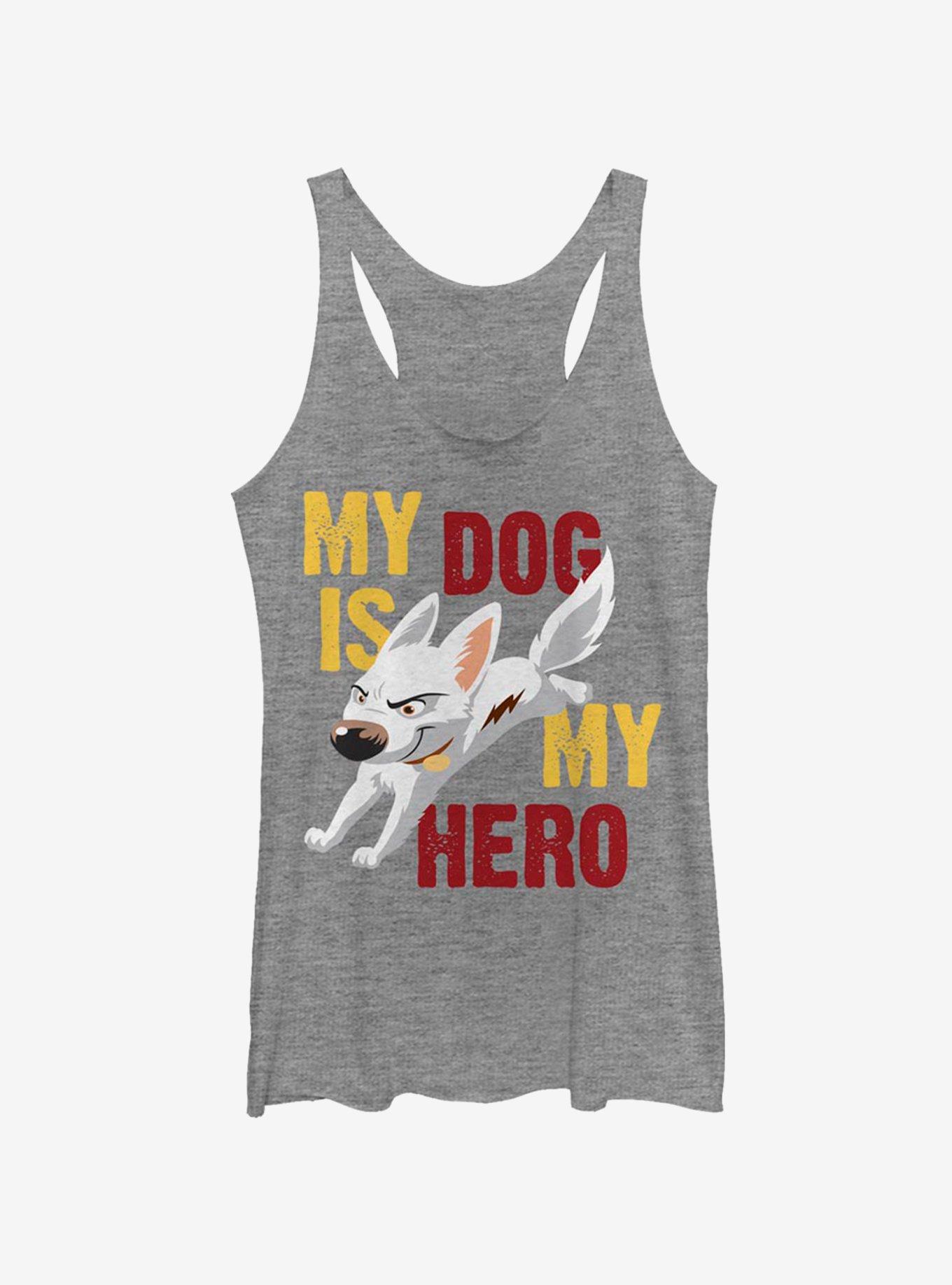 Disney Bolt Hero Dog Girls Tank, GRAY HTR, hi-res
