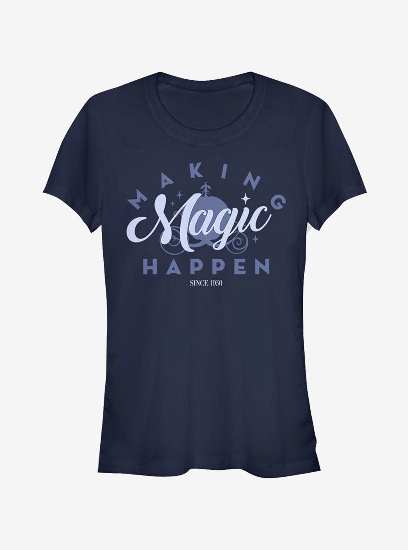 Disney Cinderella Magic Since 1950 Girls T-Shirt, NAVY, hi-res