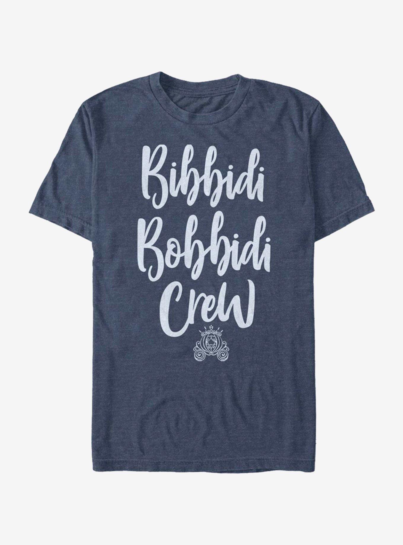Disney Cinderella Bibbidi Crew T-Shirt, NAVY HTR, hi-res