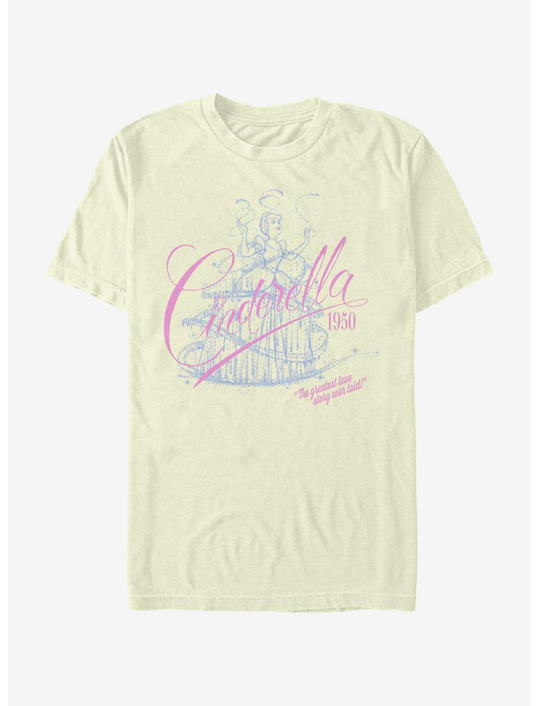 Disney Cinderella Fifties Love Story T-Shirt, NATURAL, hi-res
