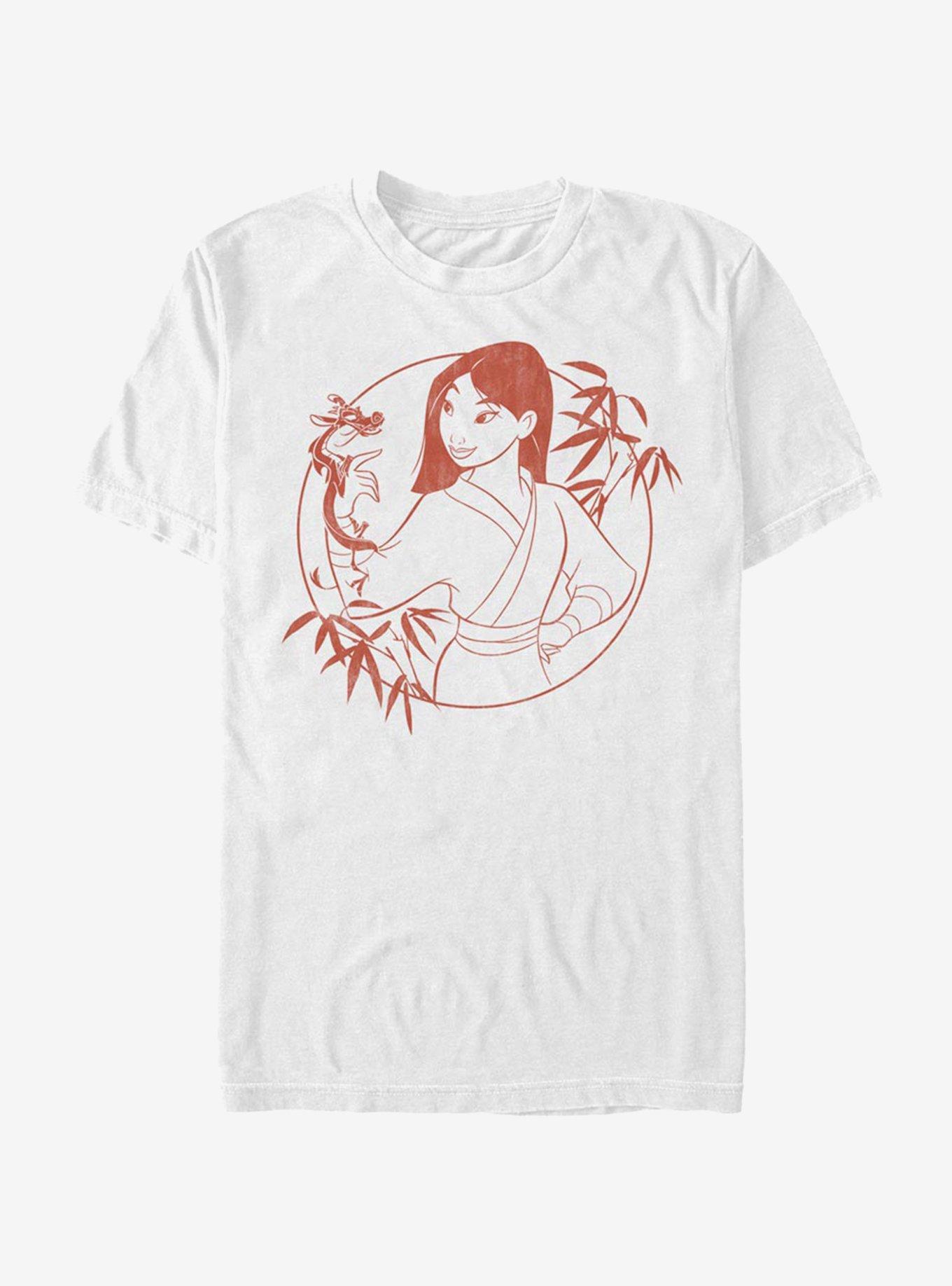 Disney Mulan Bamboo T-Shirt, WHITE, hi-res