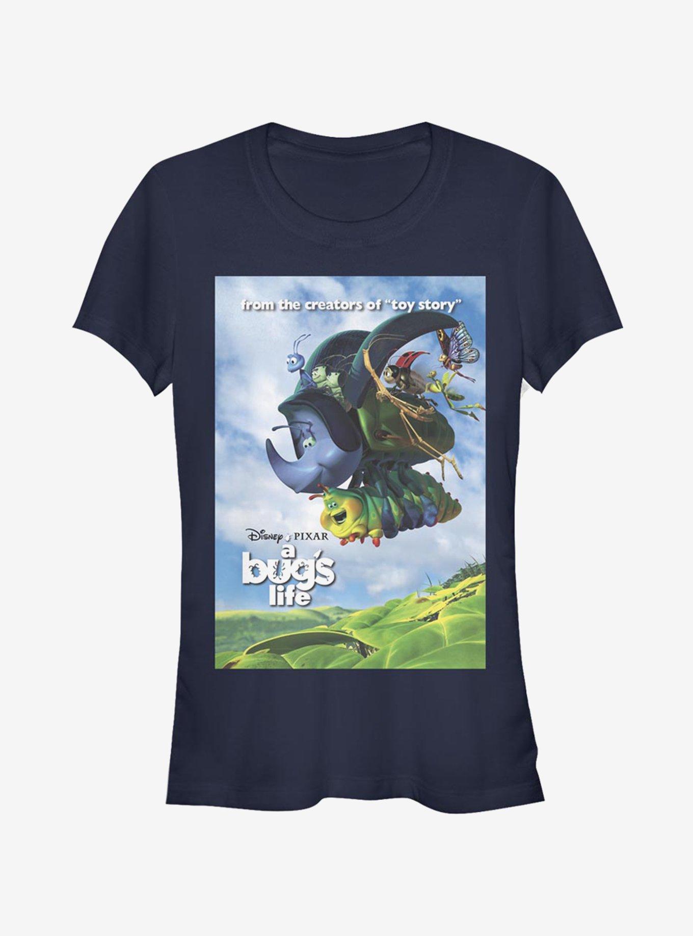 Disney Pixar A Bug's Life Bugs Flying Poster Girls T-Shirt, , hi-res