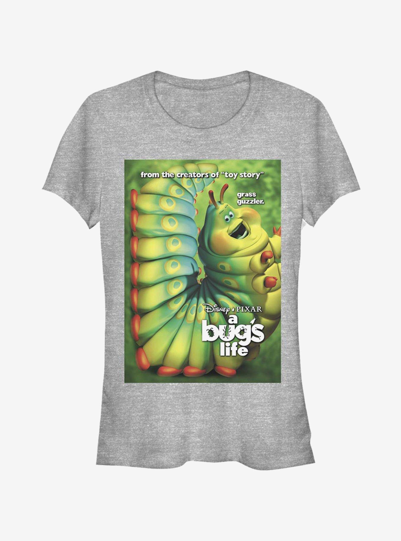 Disney Pixar A Bug's Life Catepillar Poster Girls T-Shirt, ATH HTR, hi-res