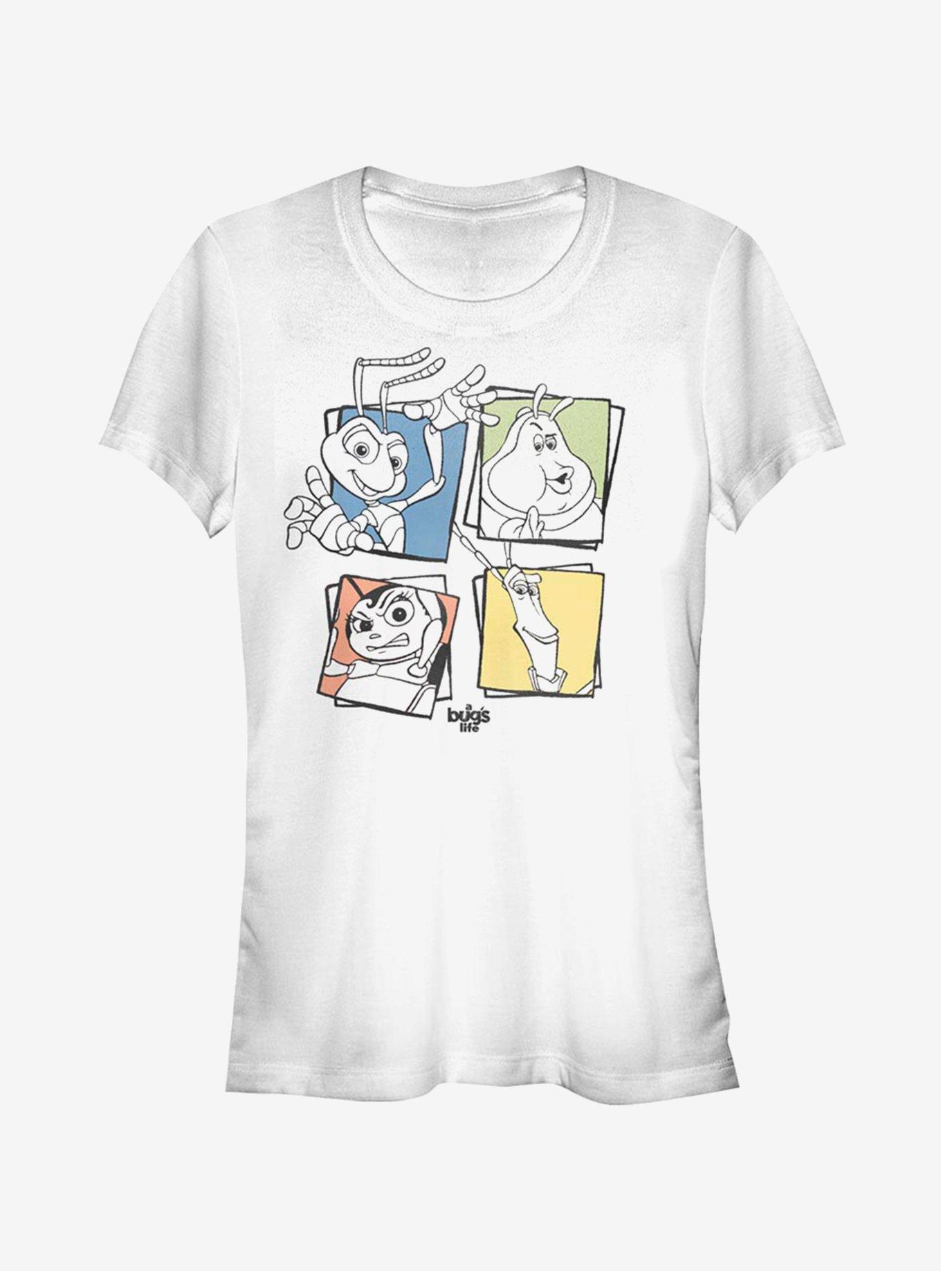 Disney Pixar A Bug's Life Four Up Girls T-Shirt, WHITE, hi-res