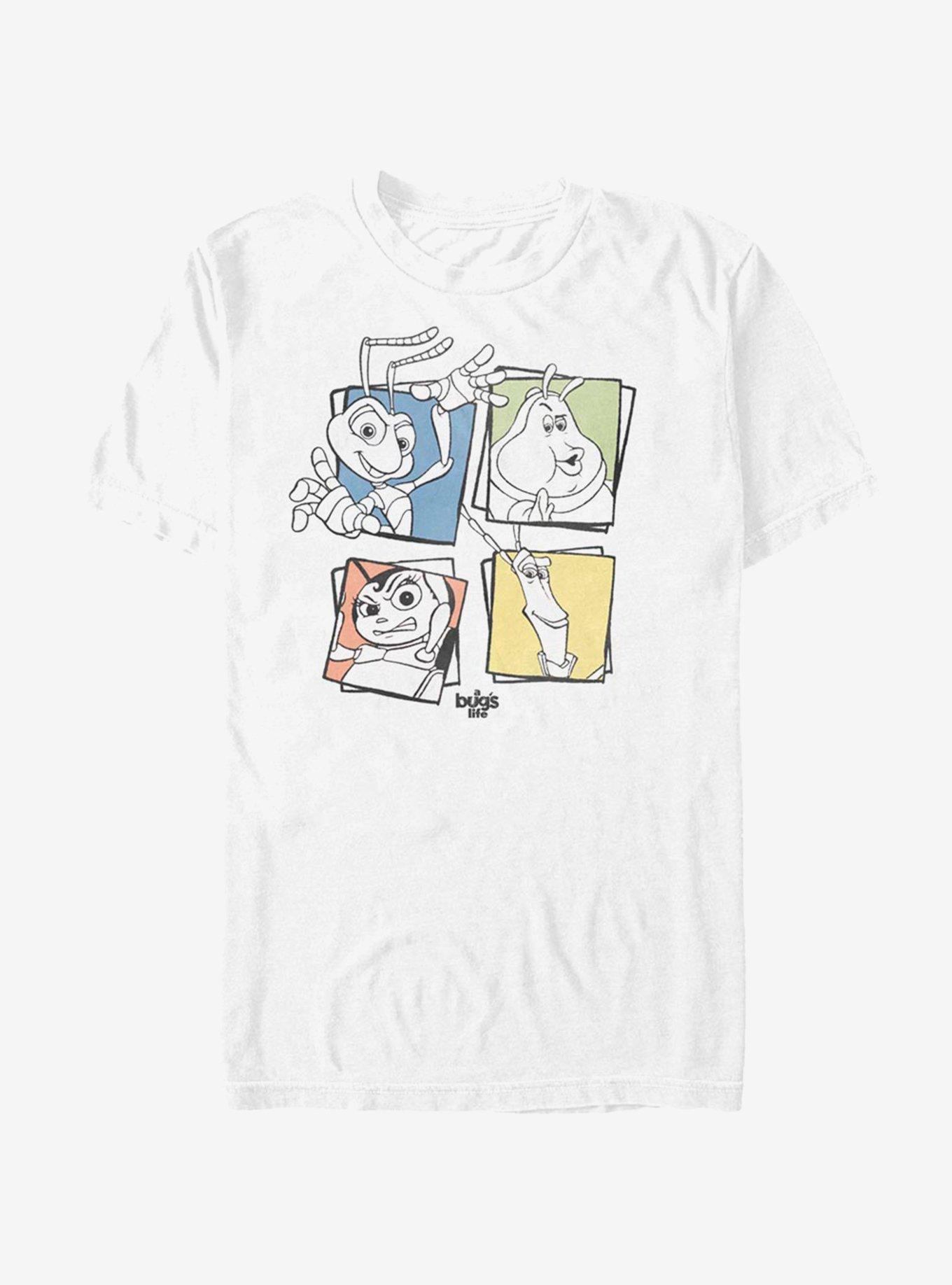 Disney Pixar A Bug's Life Four Up T-Shirt, WHITE, hi-res