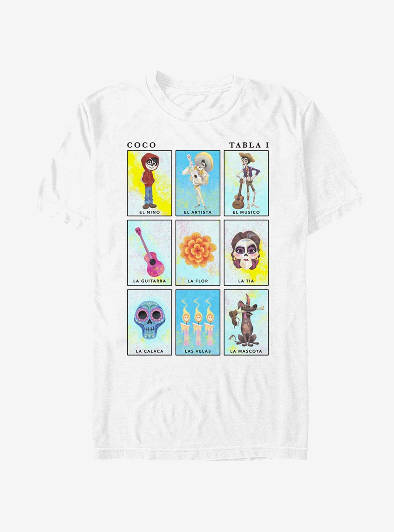 Disney Pixar Coco Cards T-Shirt, WHITE, hi-res