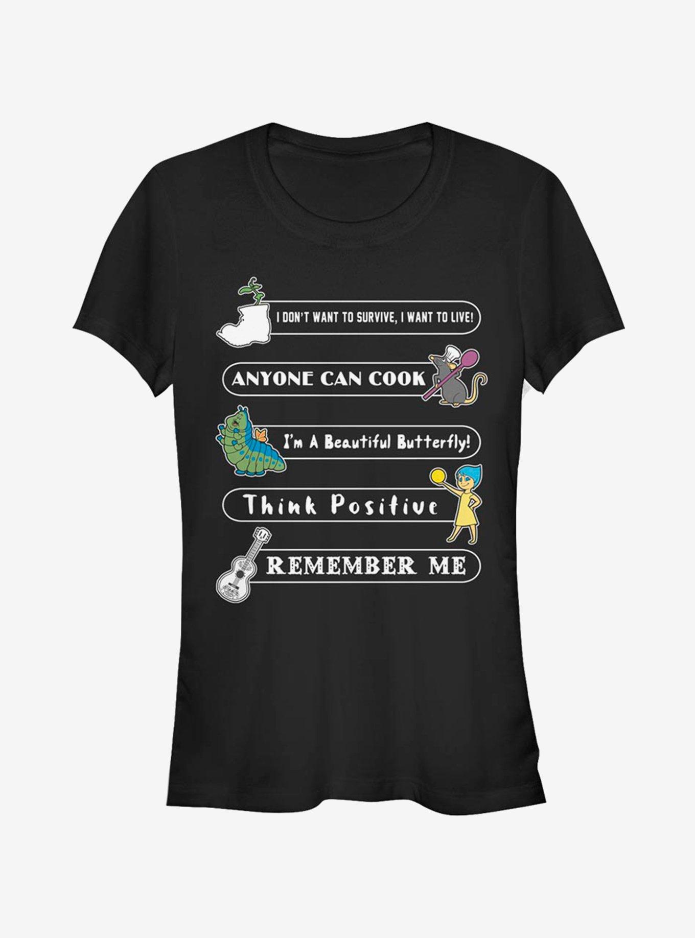 Disney Pixar Pixar Quotes Girls T-Shirt, BLACK, hi-res