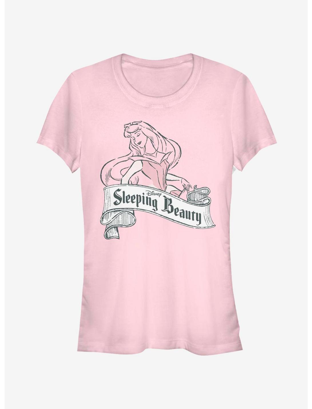 Disney Sleeping Beauty Antique Aurora Girls T-Shirt, LIGHT PINK, hi-res
