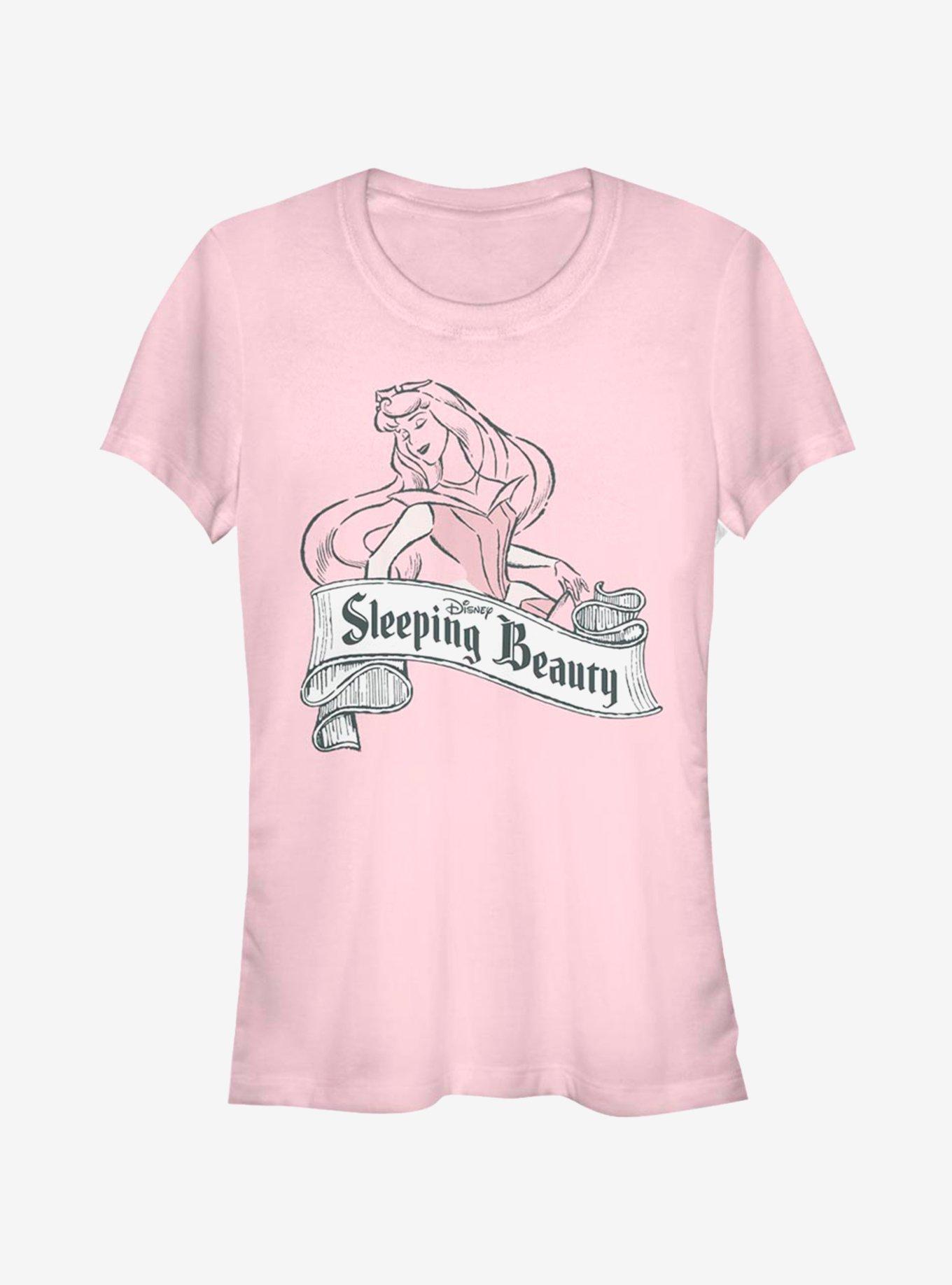 Disney Sleeping Beauty Antique Aurora Girls T-Shirt, LIGHT PINK, hi-res