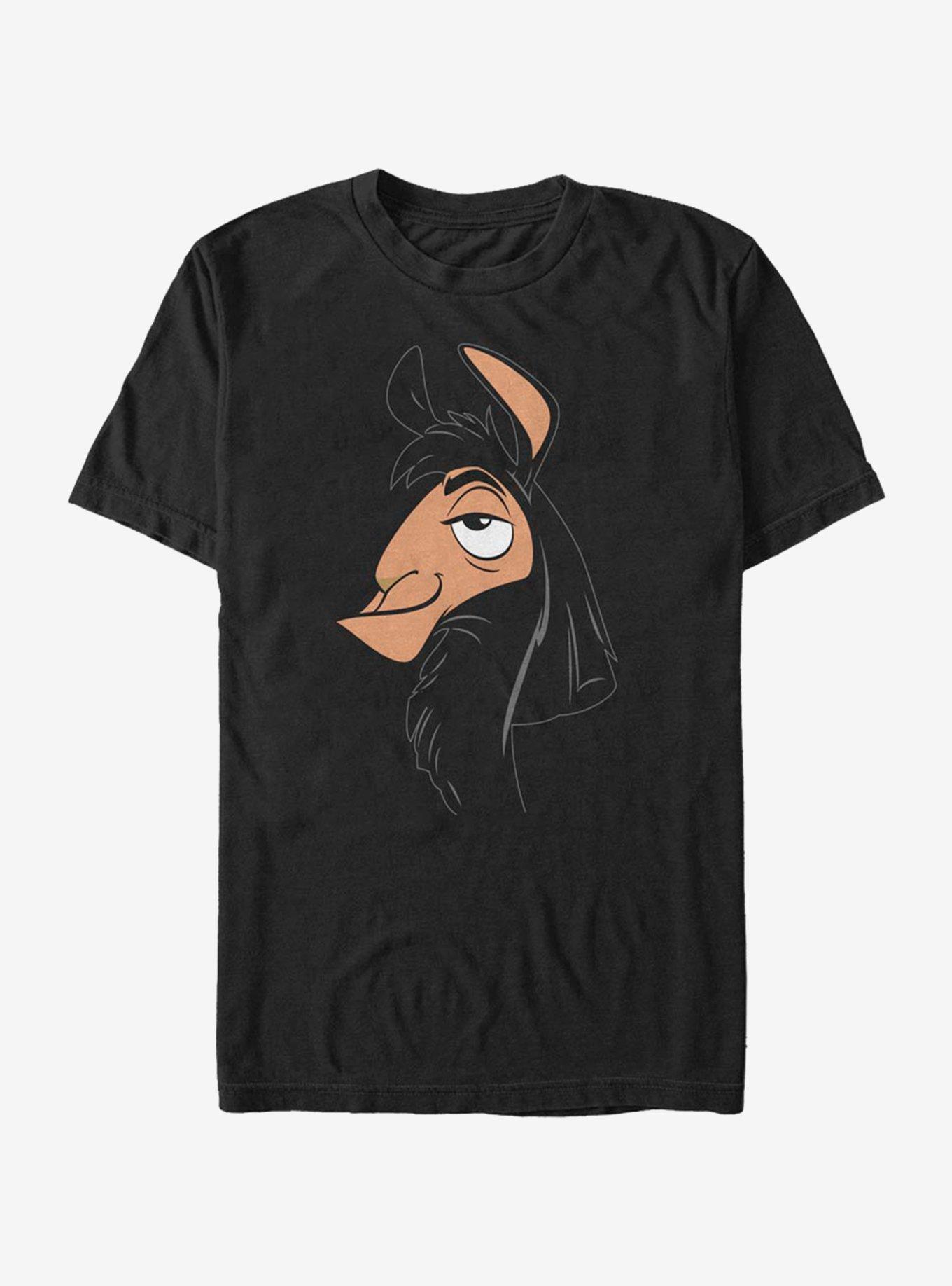 Disney The Emperor's New Groove Kuzco Big Face T-Shirt, BLACK, hi-res