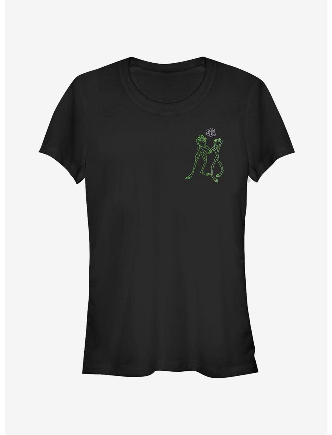 Disney The Princess And The Frog Dancing Frogs Girls T-Shirt, BLACK, hi-res