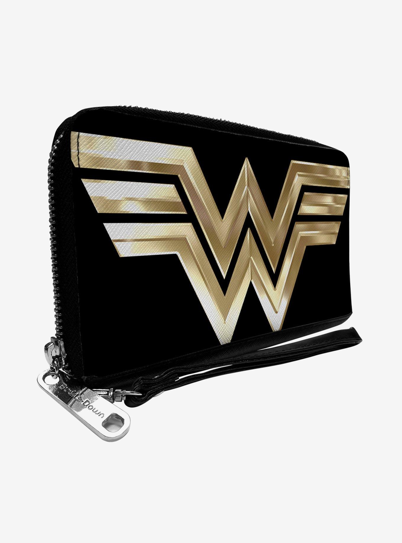 DC Comics Wonder Woman 1984 Logo Zip Around Wallet, , hi-res