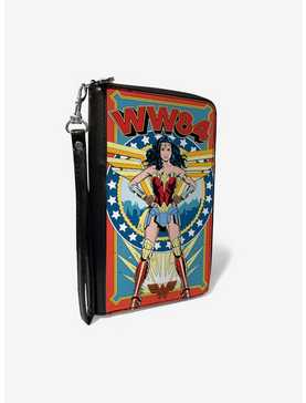 DC Comics Wonder Woman WW84 Pose Zip Around Wallet, , hi-res