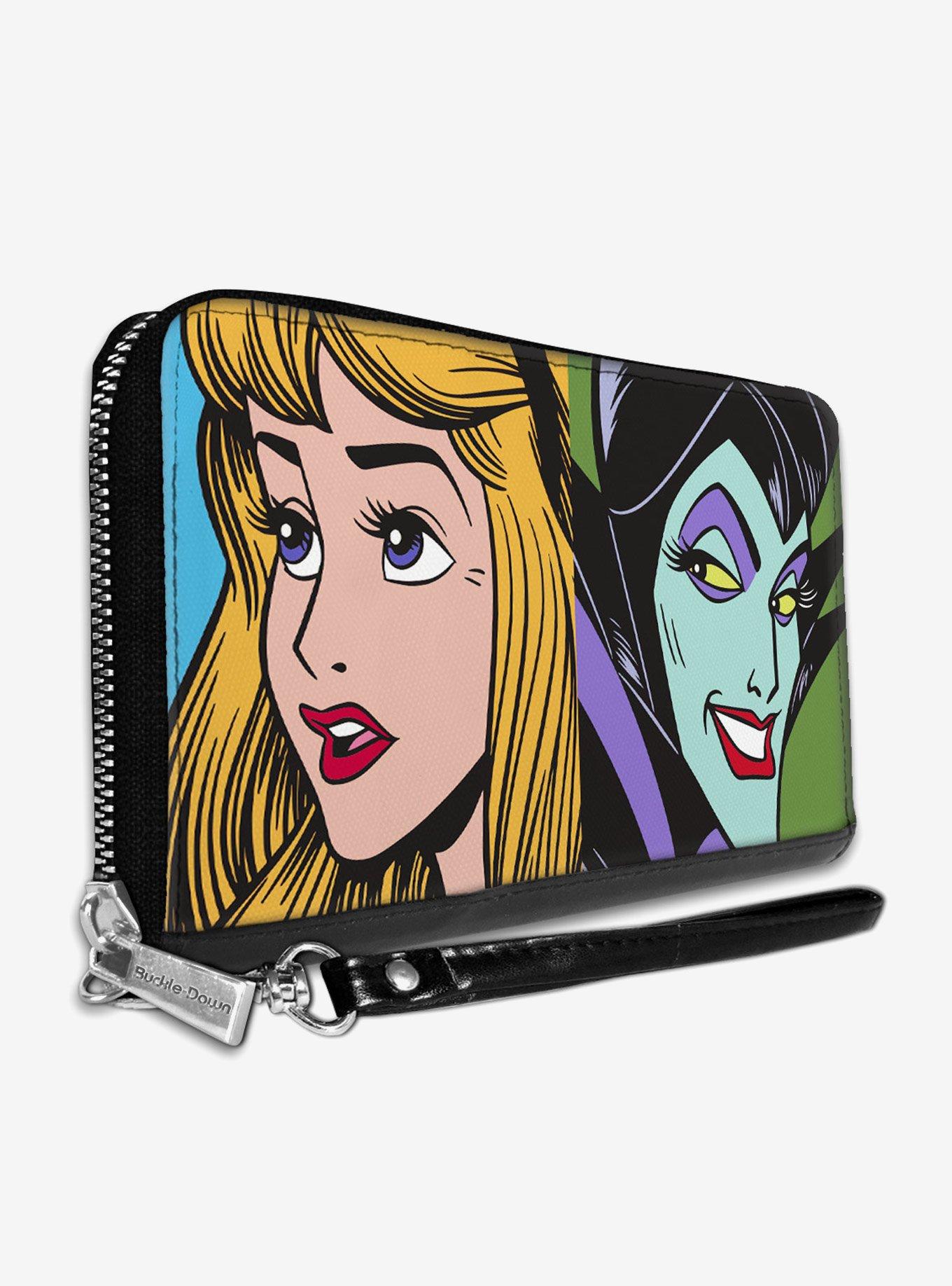 Buckle-Down Disney Sleeping Beauty Polyurethane Crossbody Bag