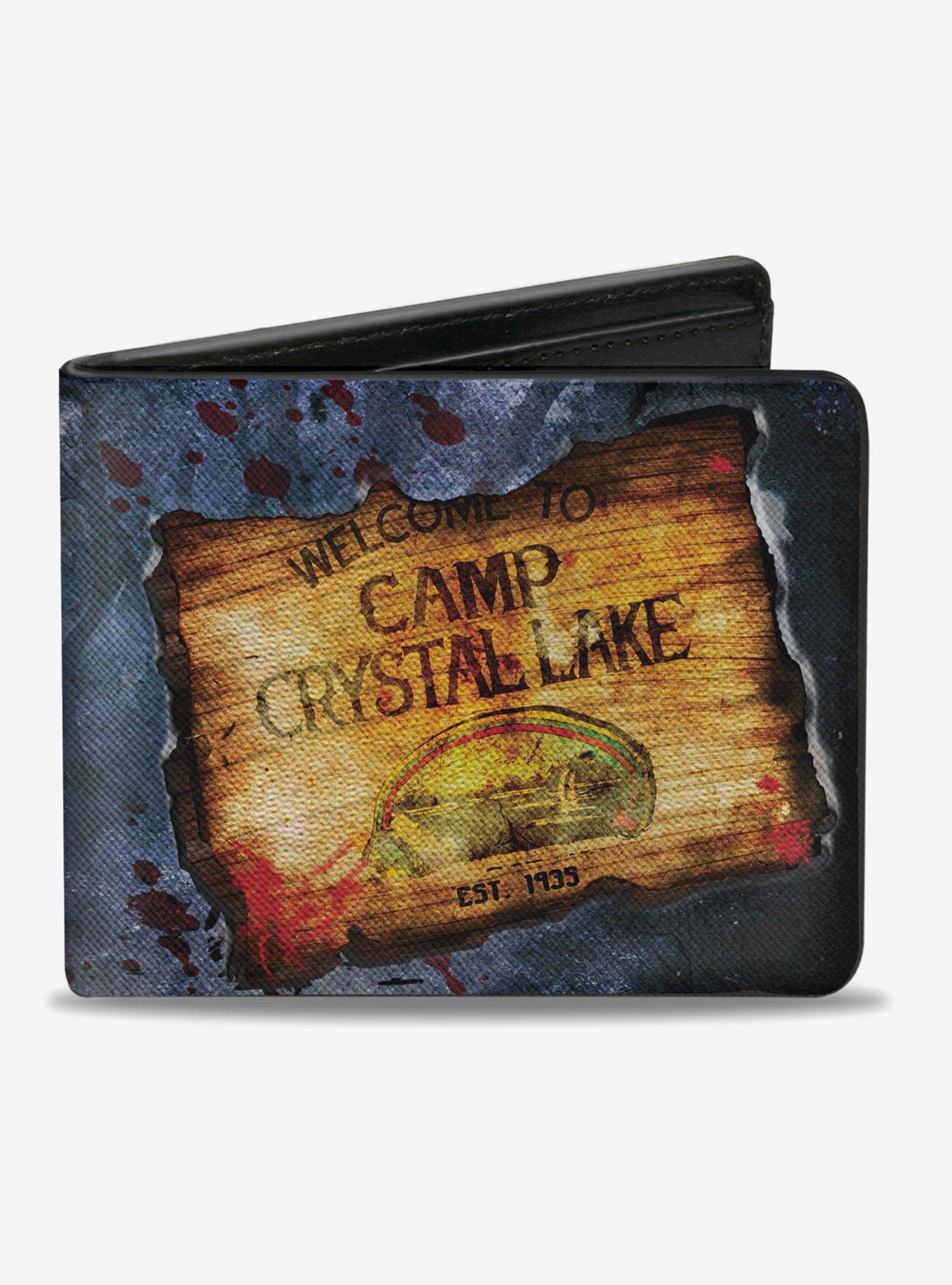 Friday the 13th Welcome to Camp Crystal Lake Sign Bifold Wallet, , hi-res