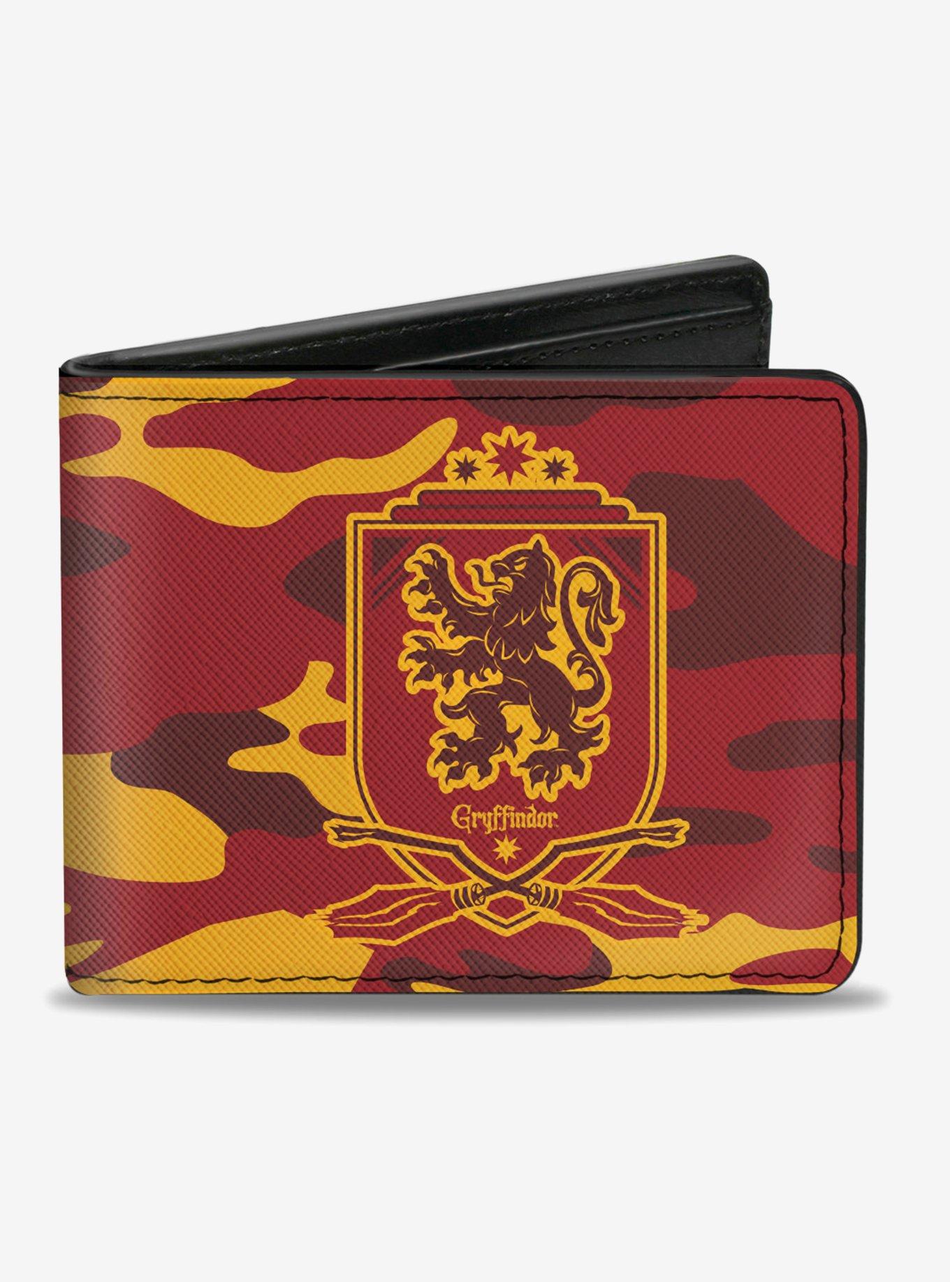 Harry Potter Gryffindor Crest Camo Bifold Wallet, , hi-res