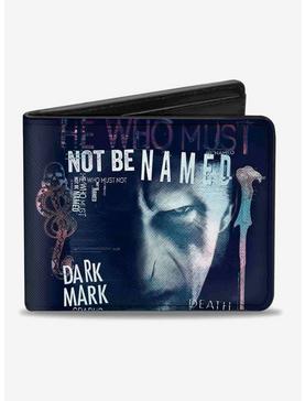 Harry Potter Lord Voldemort Face He Who Must Not Be Named Bifold Wallet, , hi-res