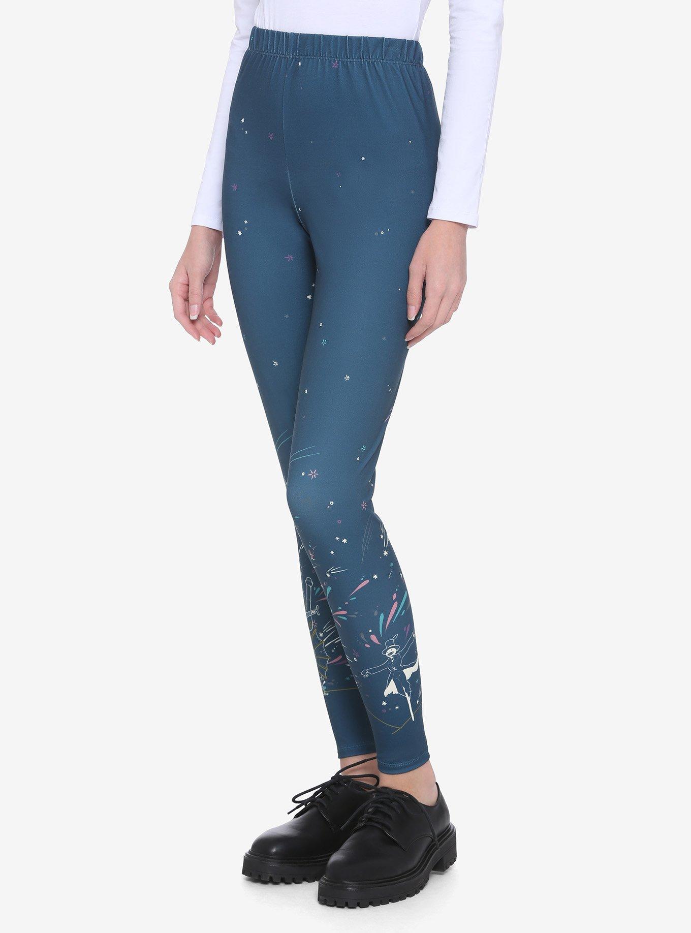 Her Universe Studio Ghibli Howl's Moving Castle Shooting Stars Leggings, MULTI, hi-res