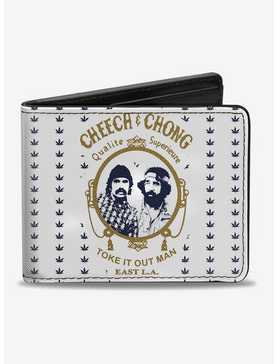 Cheech Chong Rolling Papers Mirror Pot Leaves Bifold Wallet, , hi-res