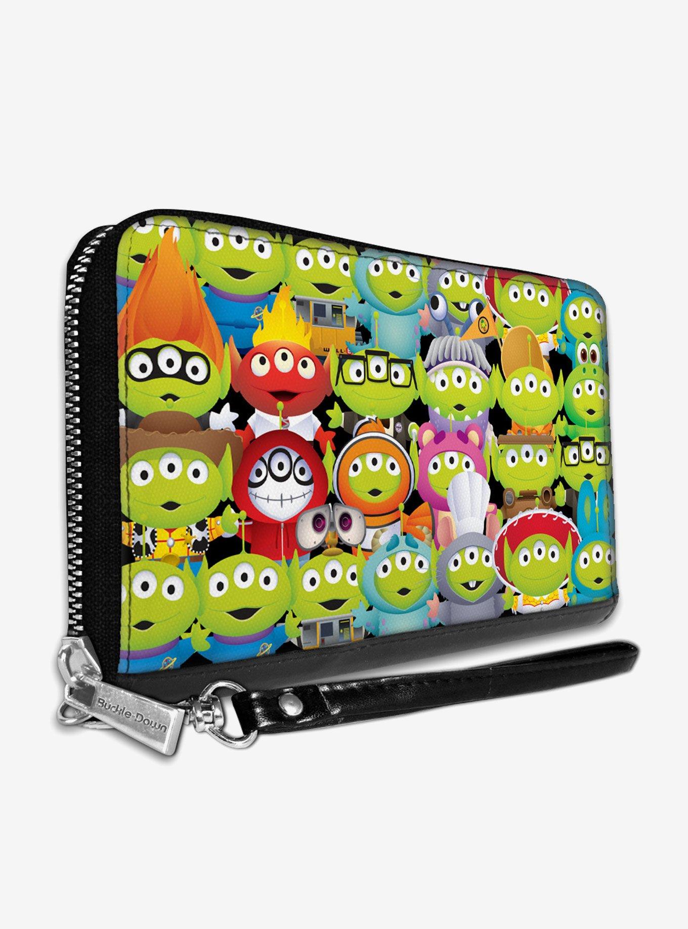 Disney Pixar Alien Collage Zip Around Wallet, , hi-res