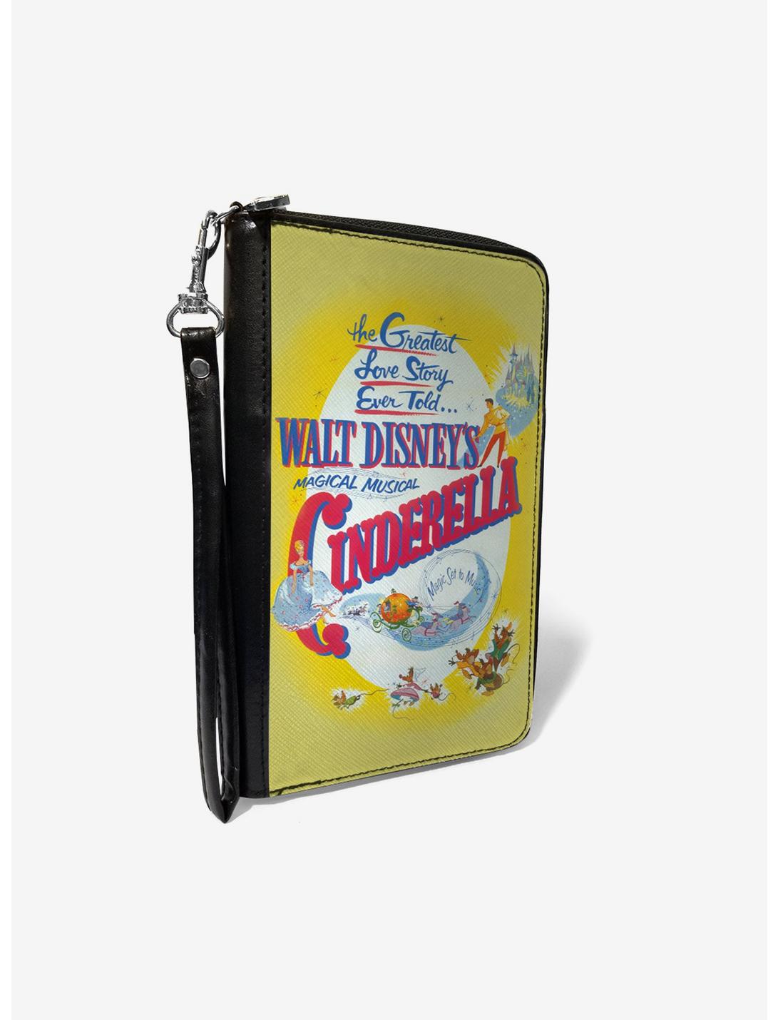 Disney Classic Walt Disneys Magical Musical Cinderella Movie Poster Zip Around Rectangle Wallet, , hi-res