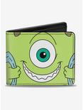 Plus Size Disney Pixar Monsters Inc Mike Smiling Scream Canister Pack Pose Bifold Wallet, , hi-res