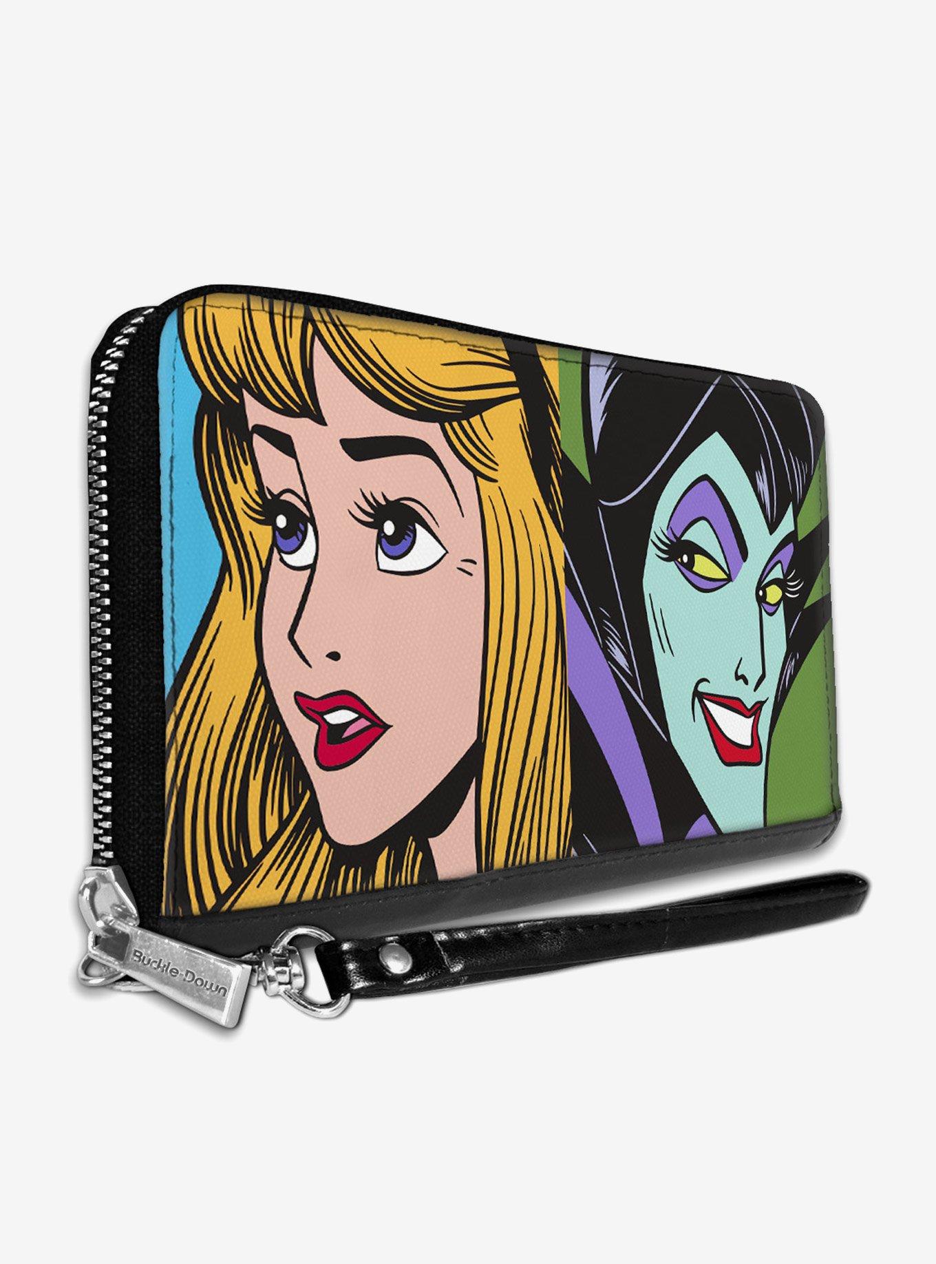 Sleeping Beauty Maleficent Zip-Around Wallet