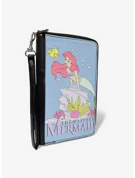 Disney The Little Mermaid Flounder and Ariel Pose Zip Around Rectangle Wallet, , hi-res