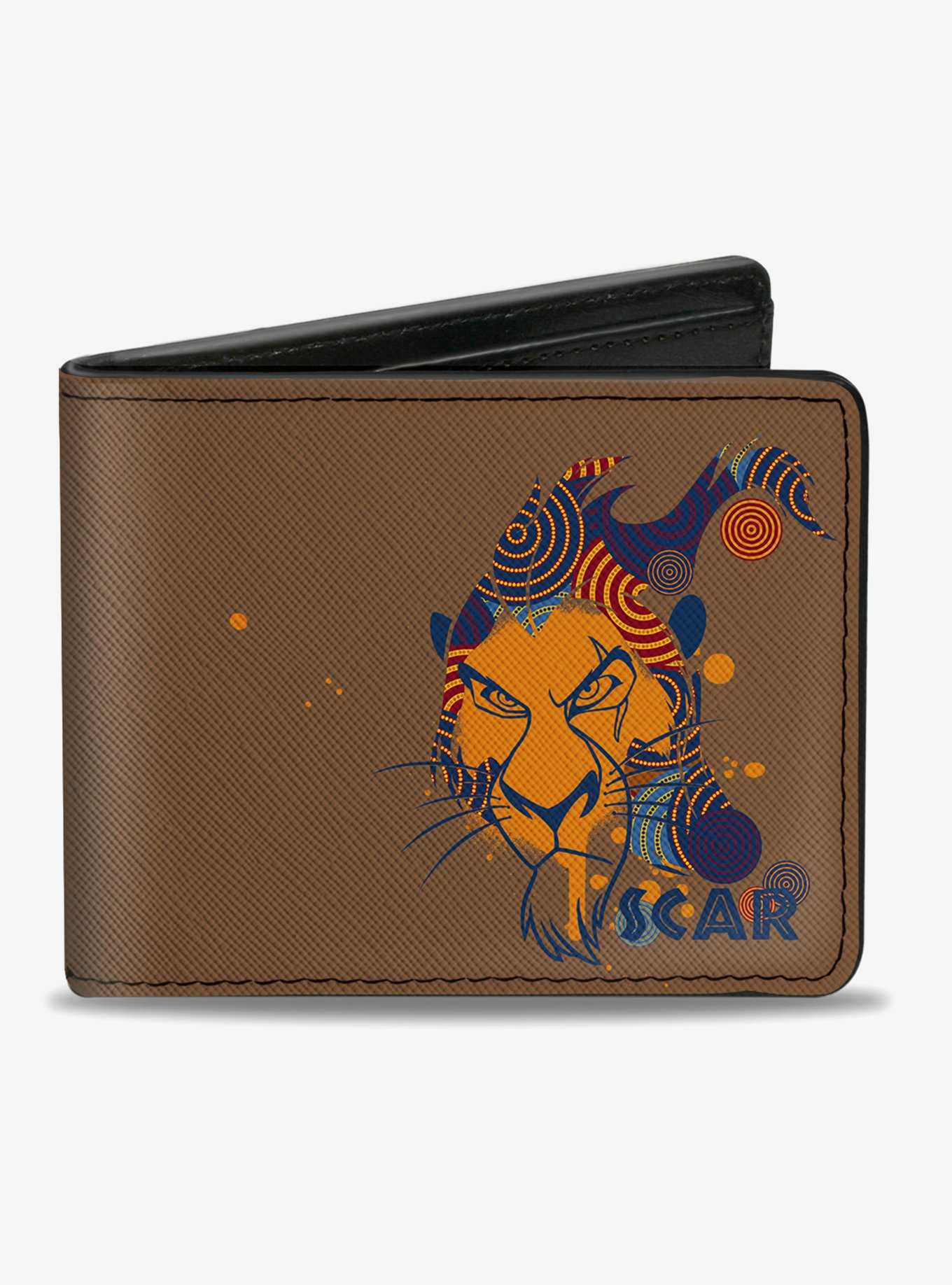 Disney The Lion King Scar Face Sketch Bifold Wallet, , hi-res