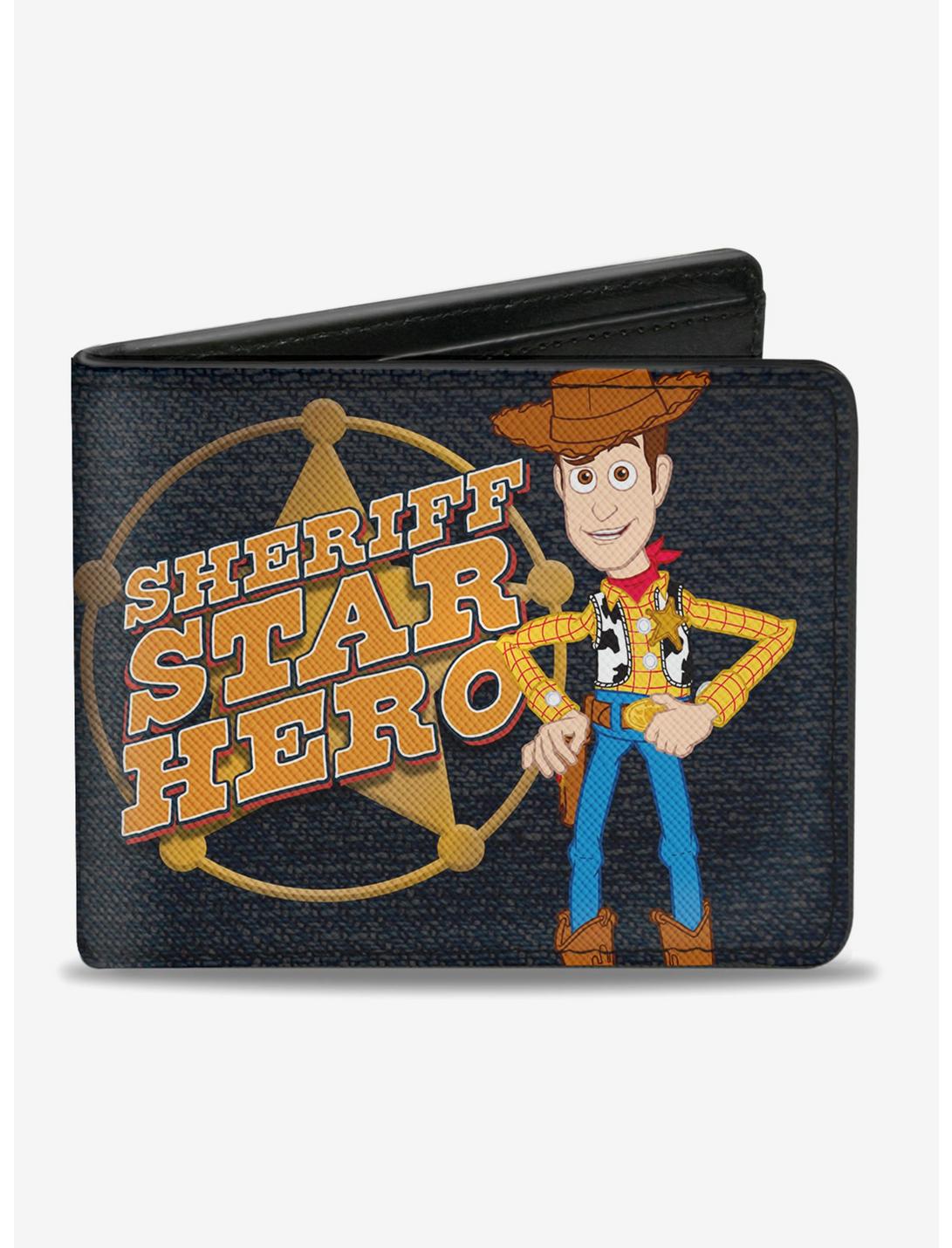 Disney Pixar Toy Story Woody Sheriff Star Badge Bifold Wallet, , hi-res