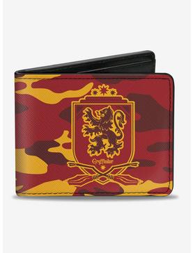 Harry Potter Gryffindor Crest Camo Bifold Wallet, , hi-res