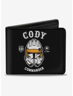 Plus Size Star Wars The Clone Wars Cody Commander Clone Trooper Helmet Bifold Wallet, , hi-res