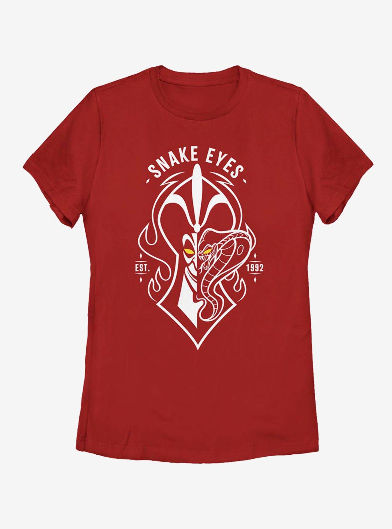 Disney Aladdin Snake Eyes Womens T-Shirt, , hi-res