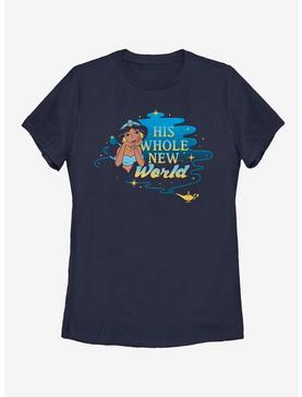 Disney Aladdin Whole New World Womens T-Shirt, NAVY, hi-res