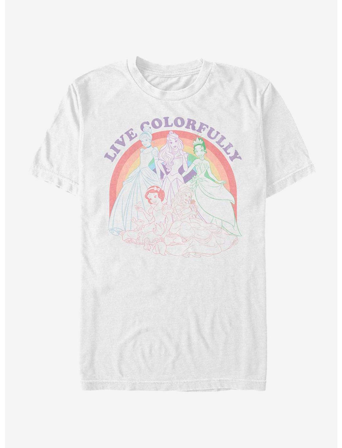 Disney Princesses Rainbow Princess T-Shirt, WHITE, hi-res