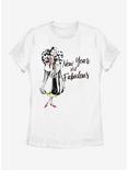 Disney 101 Dalmatians Cruella Couture Cruella Womens T-Shirt, WHITE, hi-res